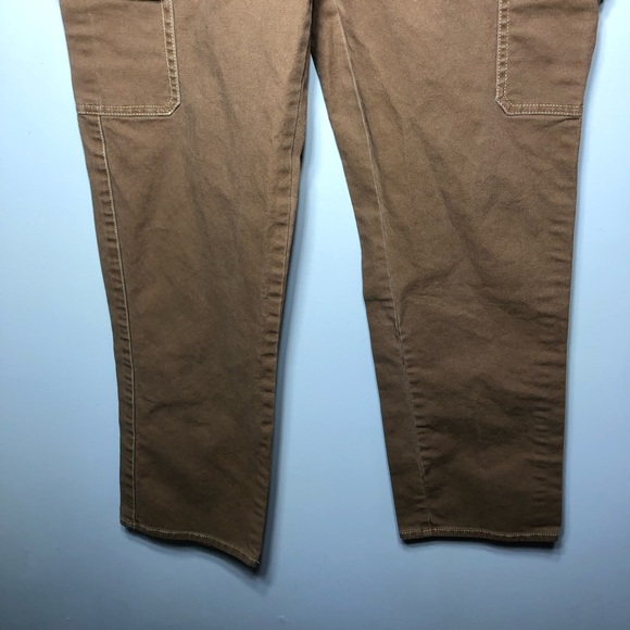 Empyre Marlo Bronze Brown Canvas Cargo Pants - Picture 6 of 11